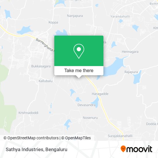 Sathya Industries map