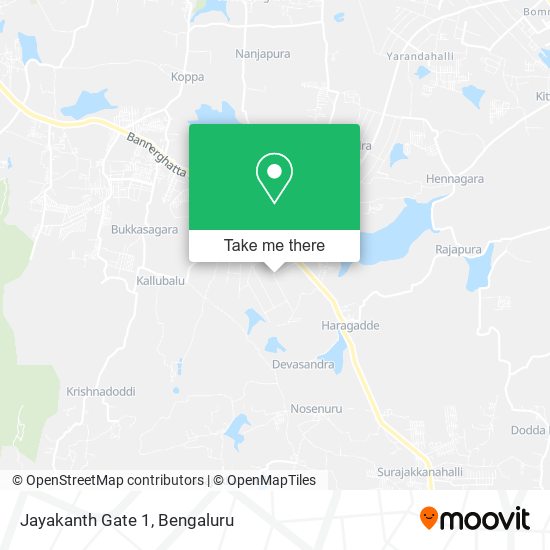 Jayakanth Gate 1 map