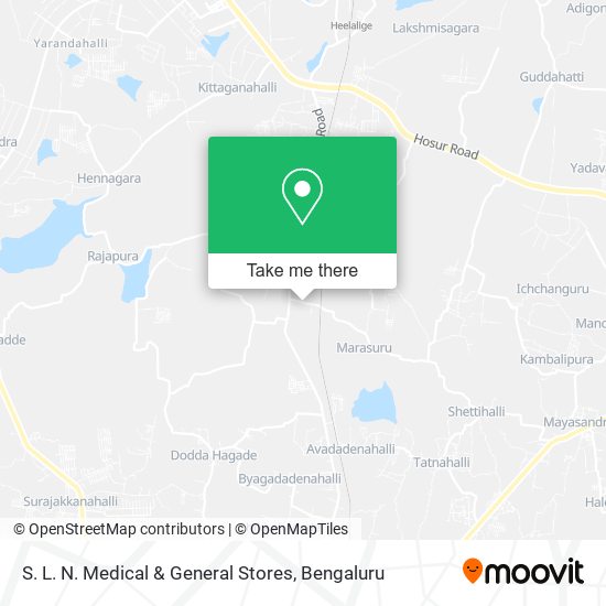 S. L. N. Medical & General Stores map