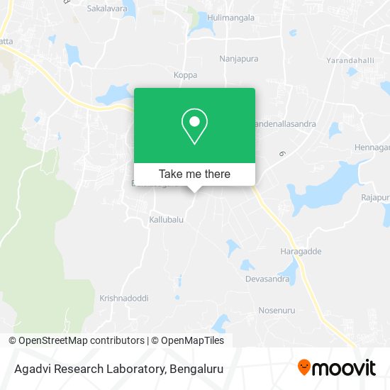 Agadvi Research Laboratory map