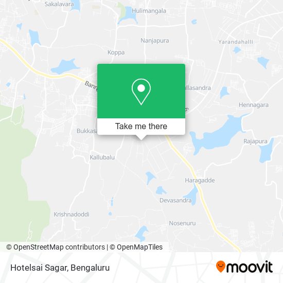 Hotelsai Sagar map