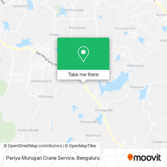 Periya Murugan Crane Service map