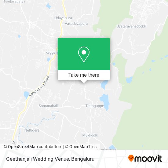 Geethanjali Wedding Venue map
