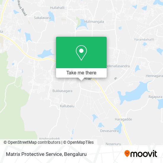 Matrix Protective Service map