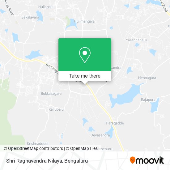 Shri Raghavendra Nilaya map