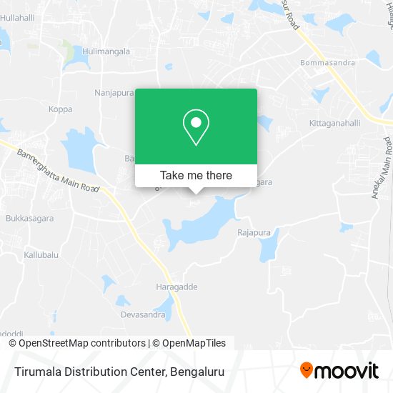 Tirumala Distribution Center map