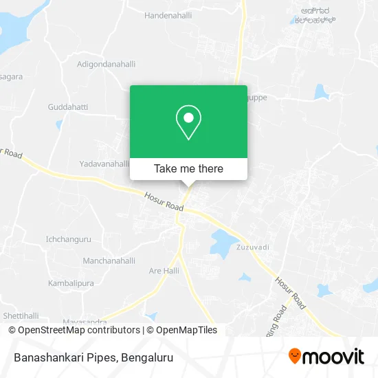 Banashankari Pipes map