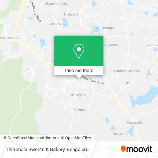 Thirumala Sweets & Bakery map