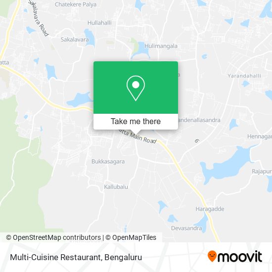 Multi-Cuisine Restaurant map