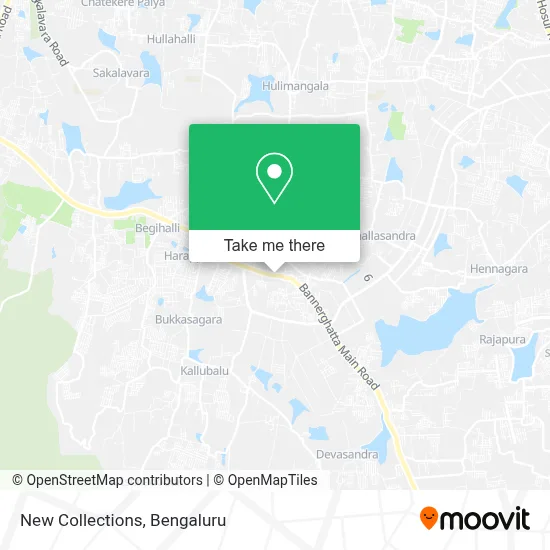 New Collections map
