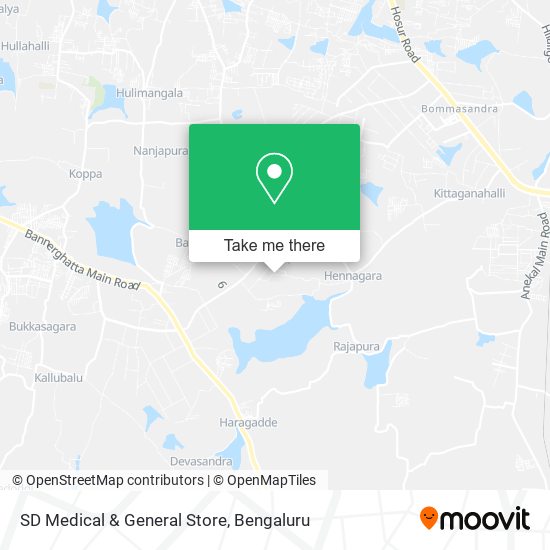 SD Medical & General Store map