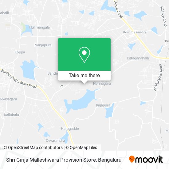 Shri Girija Malleshwara Provision Store map