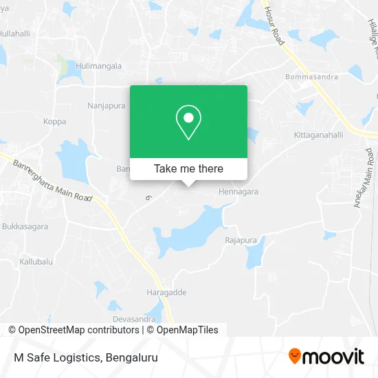 M Safe Logistics map