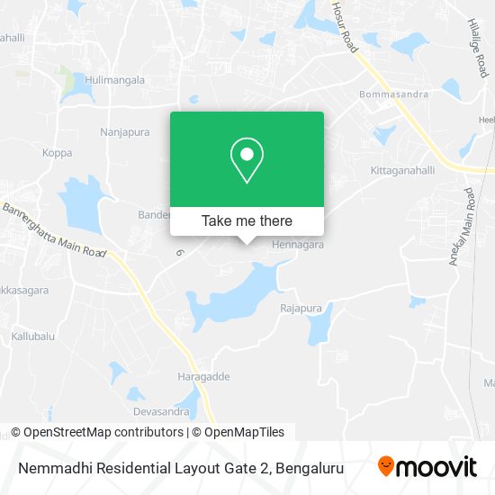 Nemmadhi Residential Layout Gate 2 map