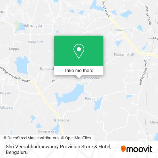 Shri Veerabhadraswamy Provision Store & Hotel map
