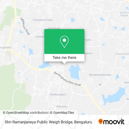 Shri Ramanjaneya Public Weigh Bridge map