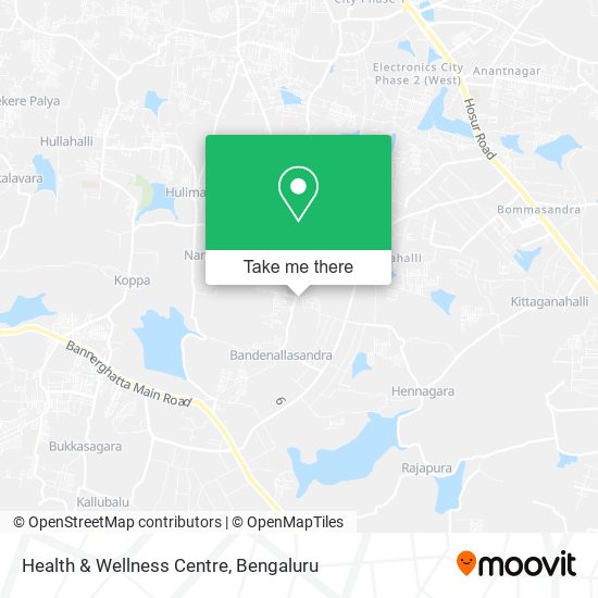 Health & Wellness Centre map