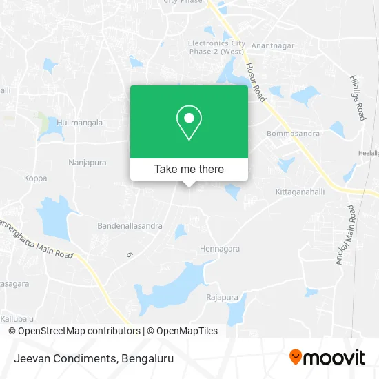 Jeevan Condiments map