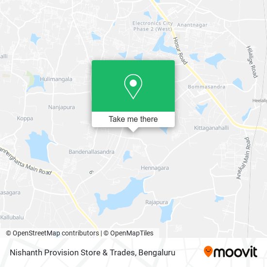 Nishanth Provision Store & Trades map