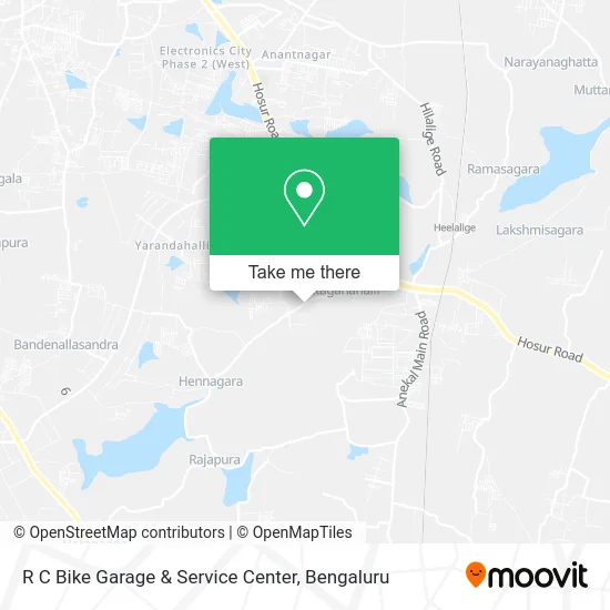 R C Bike Garage & Service Center map