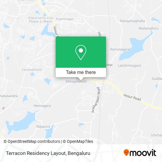 Terracon Residency Layout map