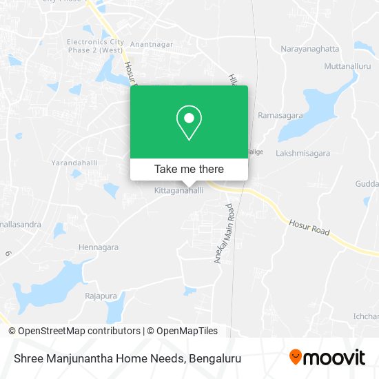 Shree Manjunantha Home Needs map