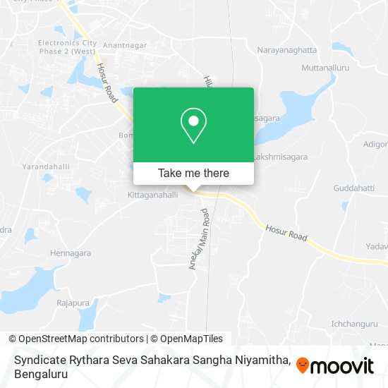 Syndicate Rythara Seva Sahakara Sangha Niyamitha map