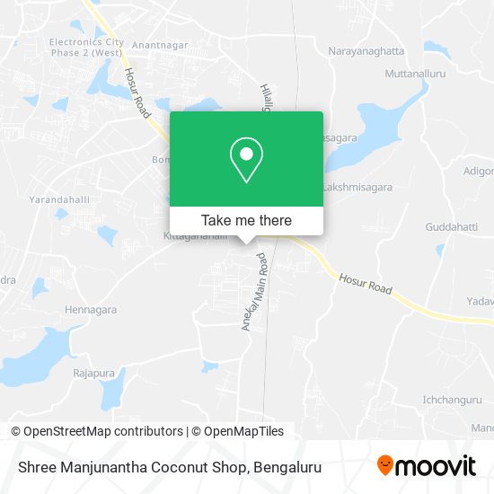 Shree Manjunantha Coconut Shop map