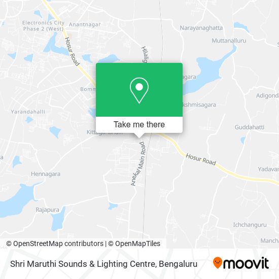 Shri Maruthi Sounds & Lighting Centre map