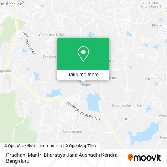 Pradhani Mantri Bharatiya Jana Aushadhi Kendra map
