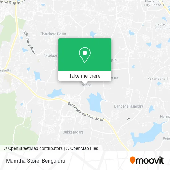 Mamtha Store map
