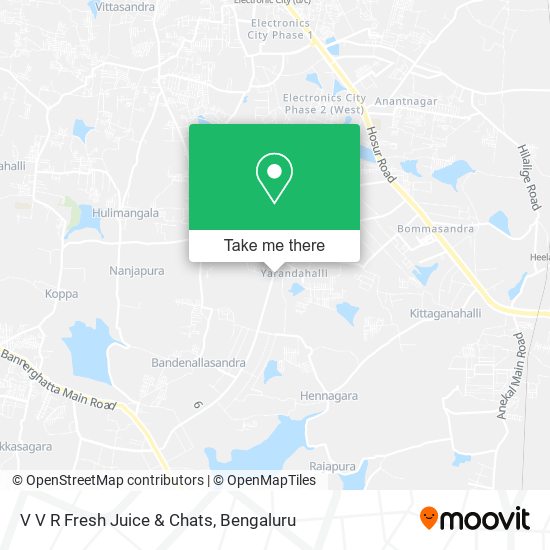 V V R Fresh Juice & Chats map