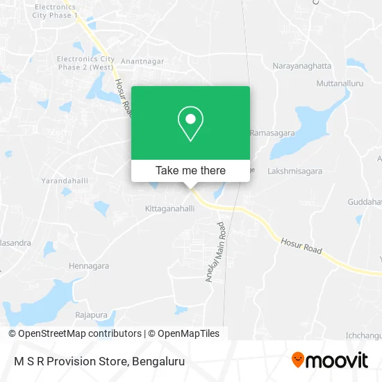M S R Provision Store map