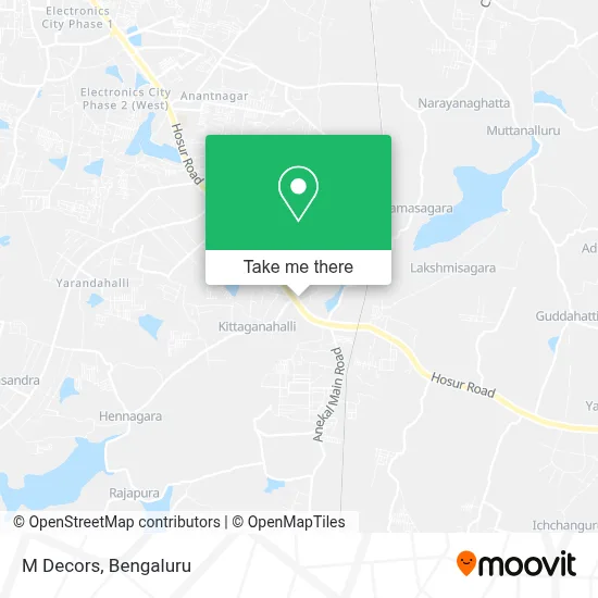 M Decors map