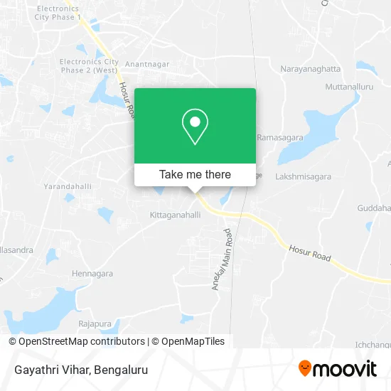 Gayathri Vihar map