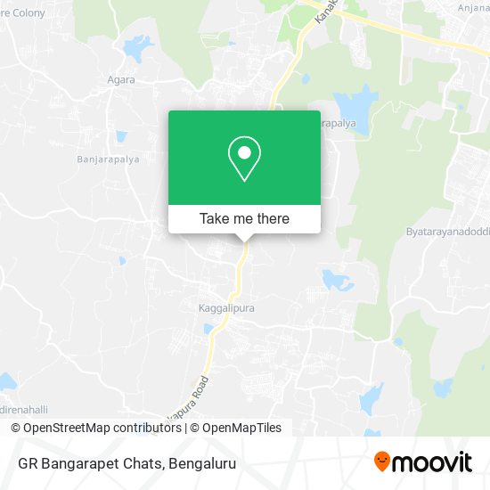 GR Bangarapet Chats map