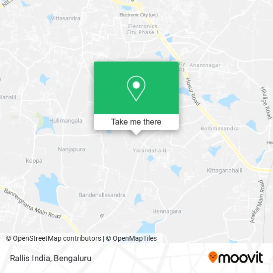 Rallis India map