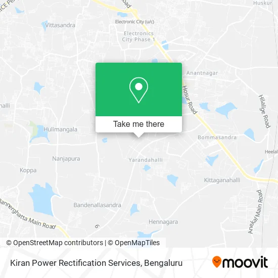 Kiran Power Rectification Services map