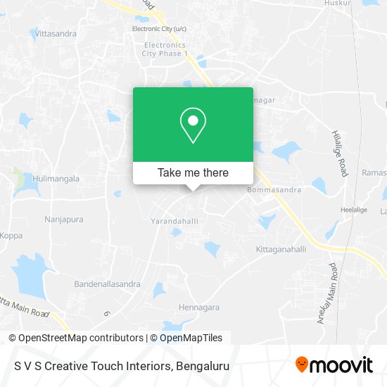 S V S Creative Touch Interiors map