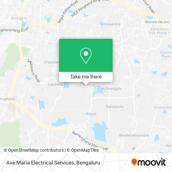 Ave Maria Electrical Services map