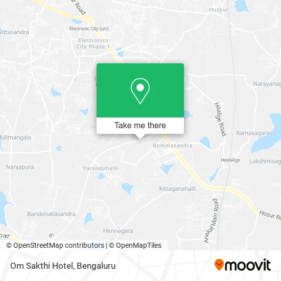 Om Sakthi Hotel map