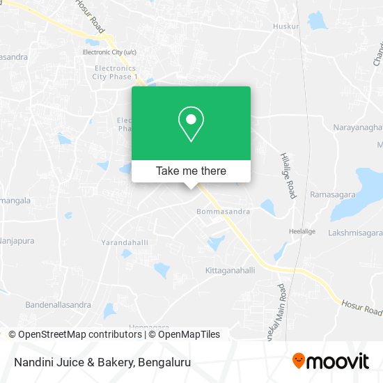 Nandini Juice & Bakery map