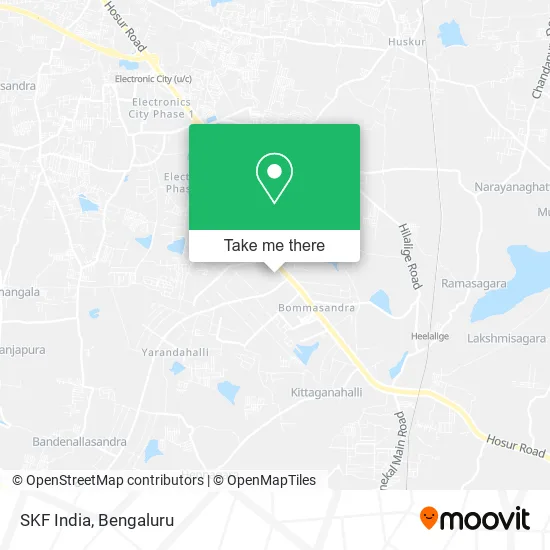 SKF India map