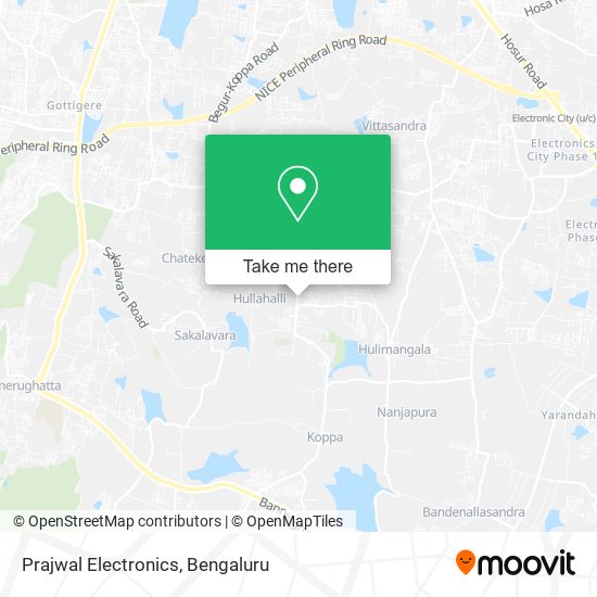 Prajwal Electronics map