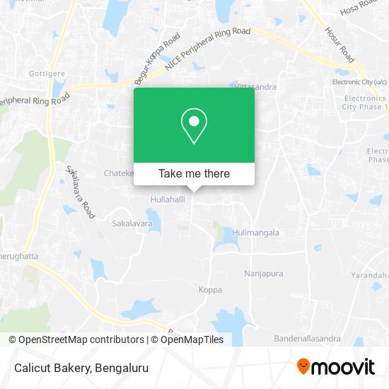 Calicut Bakery map