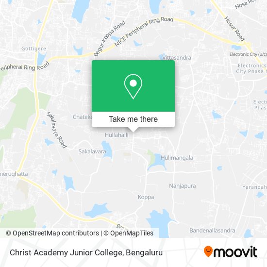 Christ Academy Junior College map