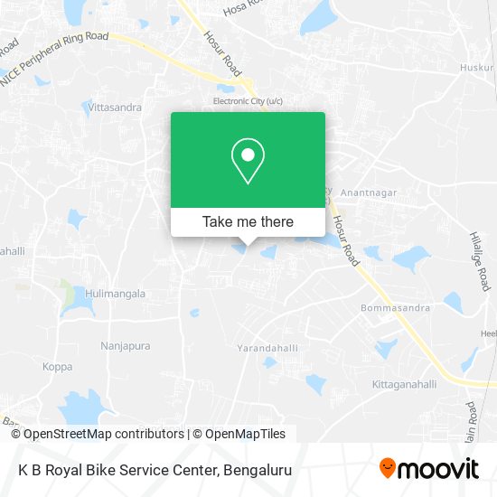 K B Royal Bike Service Center map