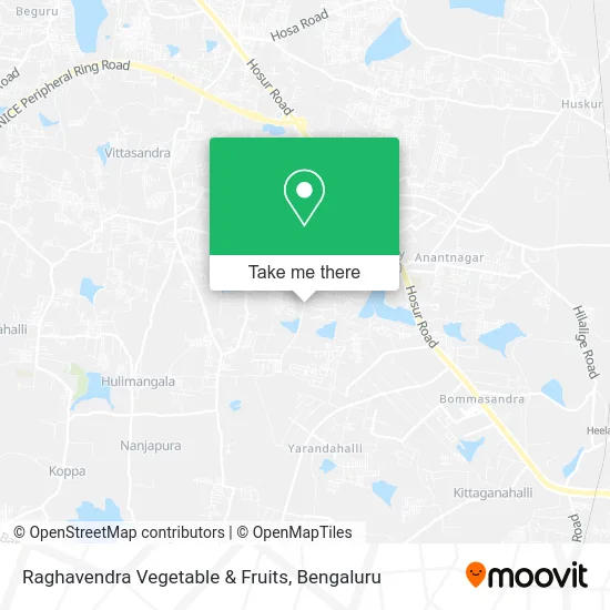 Raghavendra Vegetable & Fruits map