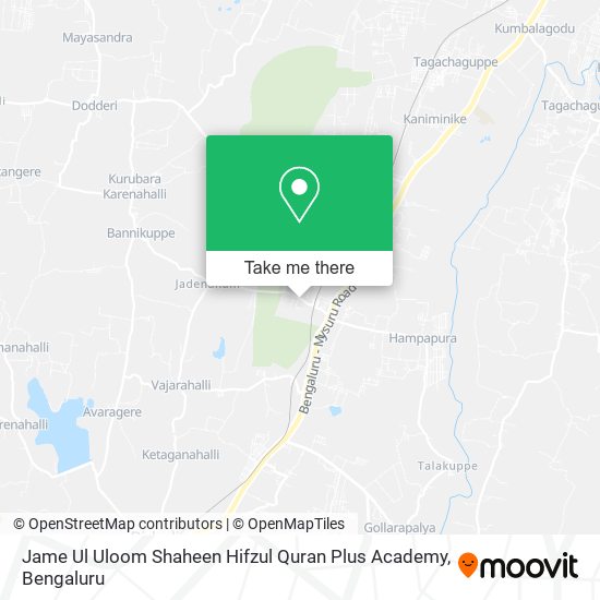 Jame Ul Uloom Shaheen Hifzul Quran Plus Academy map