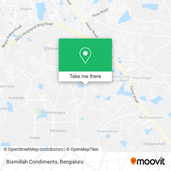 Bismillah Condiments map